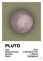 plakat: pluto - misty forrest-Universet-A1two3