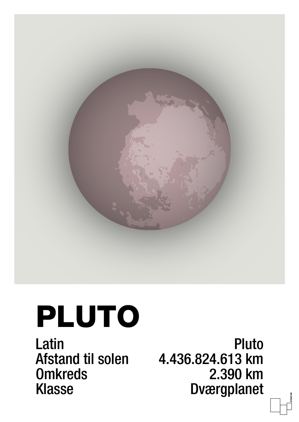 plakat: pluto - painters white-Universet-A1two3