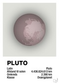 plakat: pluto - painters white-Universet-A1two3