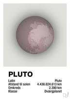 plakat: pluto - painters white-Universet-A1two3