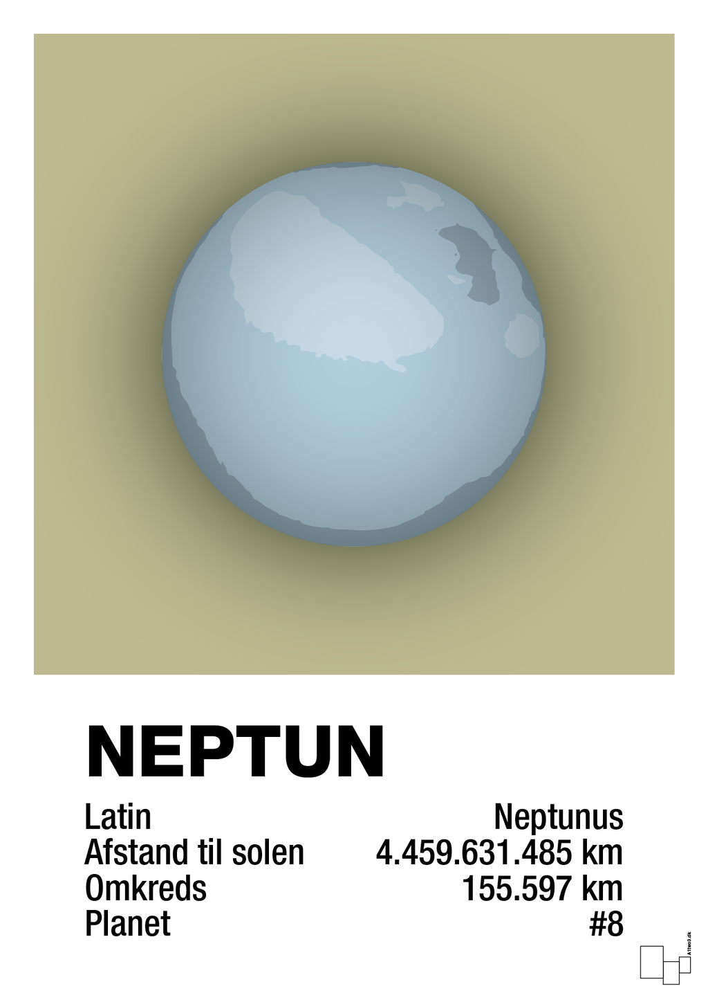 plakat: neptun - back to nature-Universet-A1two3