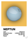 plakat: neptun - honeycomb-Universet-A1two3