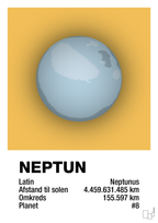 plakat: neptun - honeycomb-Universet-A1two3