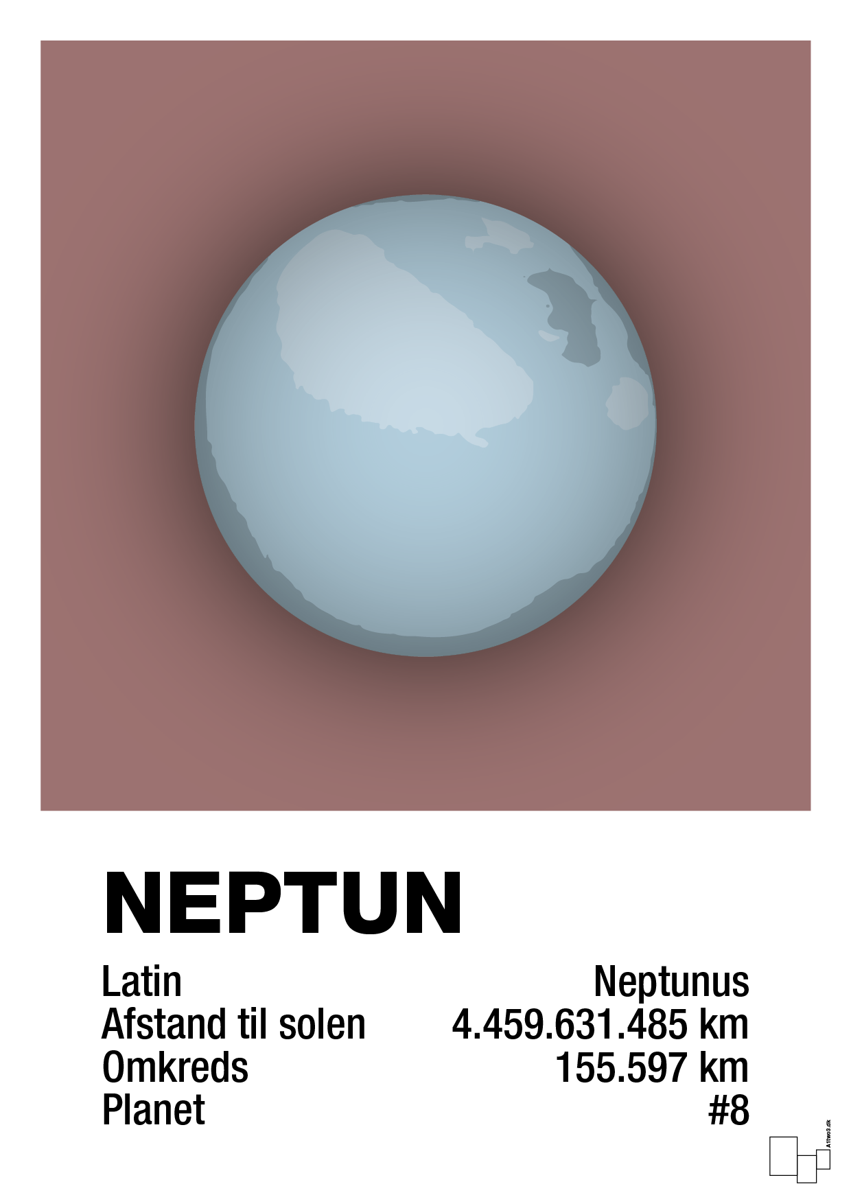 plakat: neptun - plum-Universet-A1two3