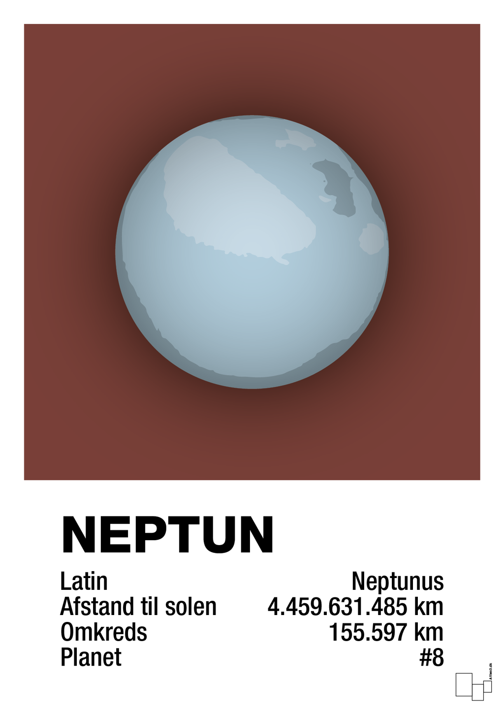 plakat: neptun - red pepper-Universet-A1two3