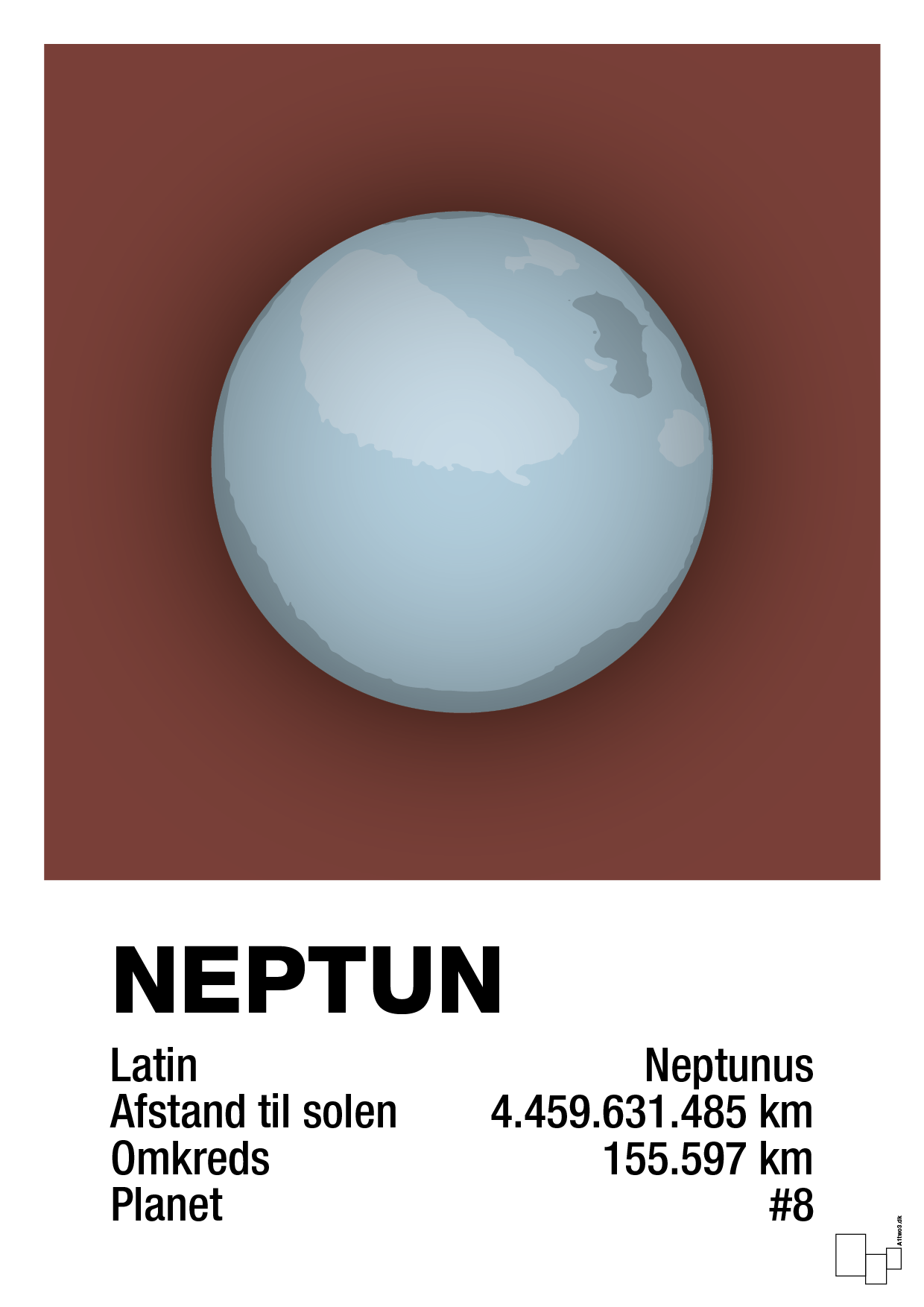 plakat: neptun - red pepper-Universet-A1two3