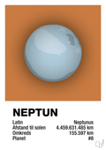 plakat: neptun - rumba orange-Universet-A1two3