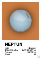 plakat: neptun - rumba orange-Universet-A1two3