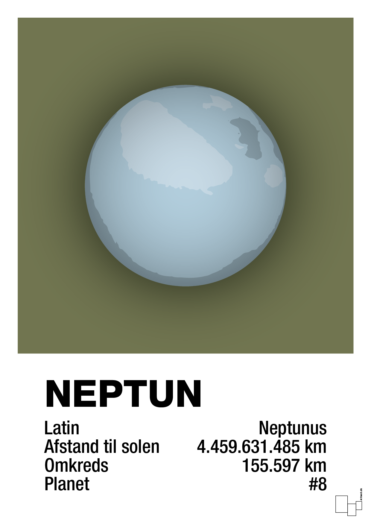 plakat: neptun - secret meadow-Universet-A1two3