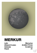 plakat: merkur - back to nature-Universet-A1two3