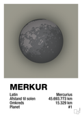 plakat: merkur - battleship gray-Universet-A1two3