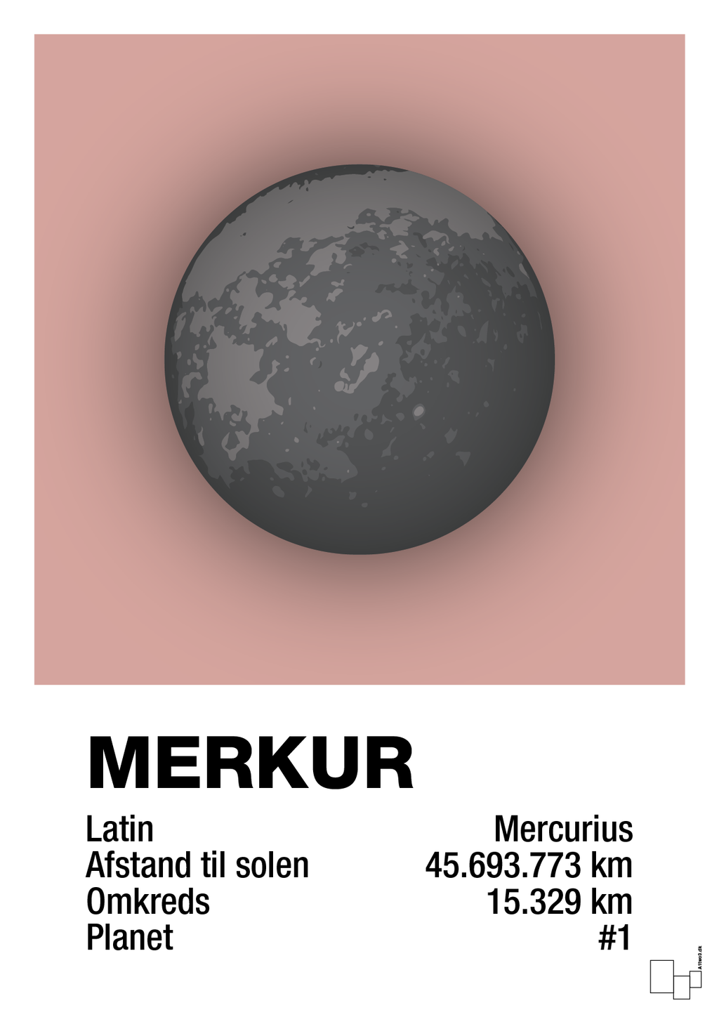 plakat: merkur - bubble shell-Universet-A1two3