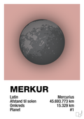 plakat: merkur - bubble shell-Universet-A1two3