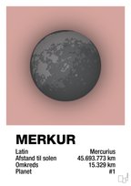 plakat: merkur - bubble shell-Universet-A1two3
