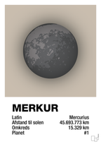 plakat: merkur - creamy mushroom-Universet-A1two3