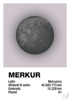 plakat: merkur - dusty lilac-Universet-A1two3