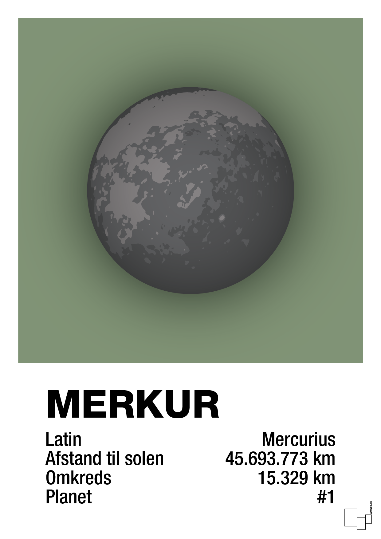 plakat: merkur - jade-Universet-A1two3