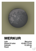 plakat: merkur - misty forrest-Universet-A1two3