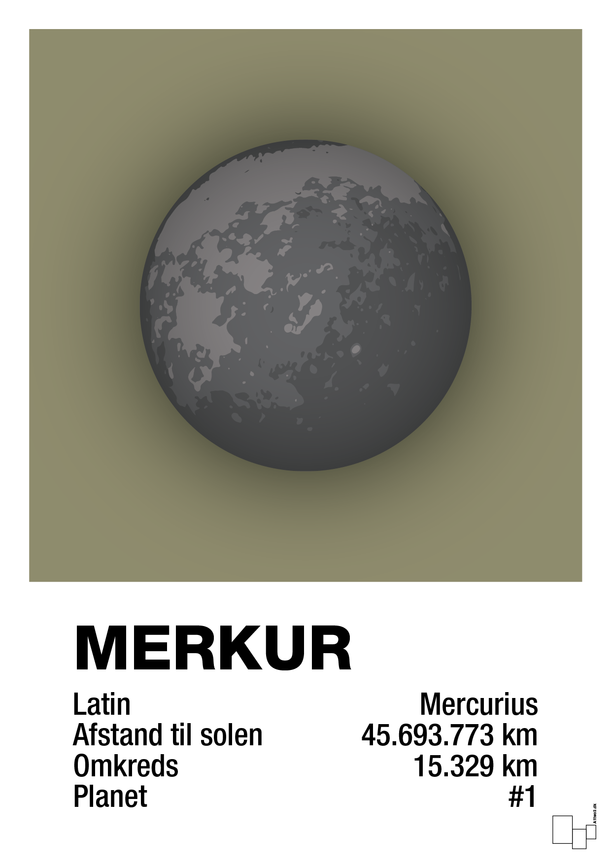 plakat: merkur - misty forrest-Universet-A1two3