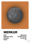 plakat: merkur - rumba orange-Universet-A1two3