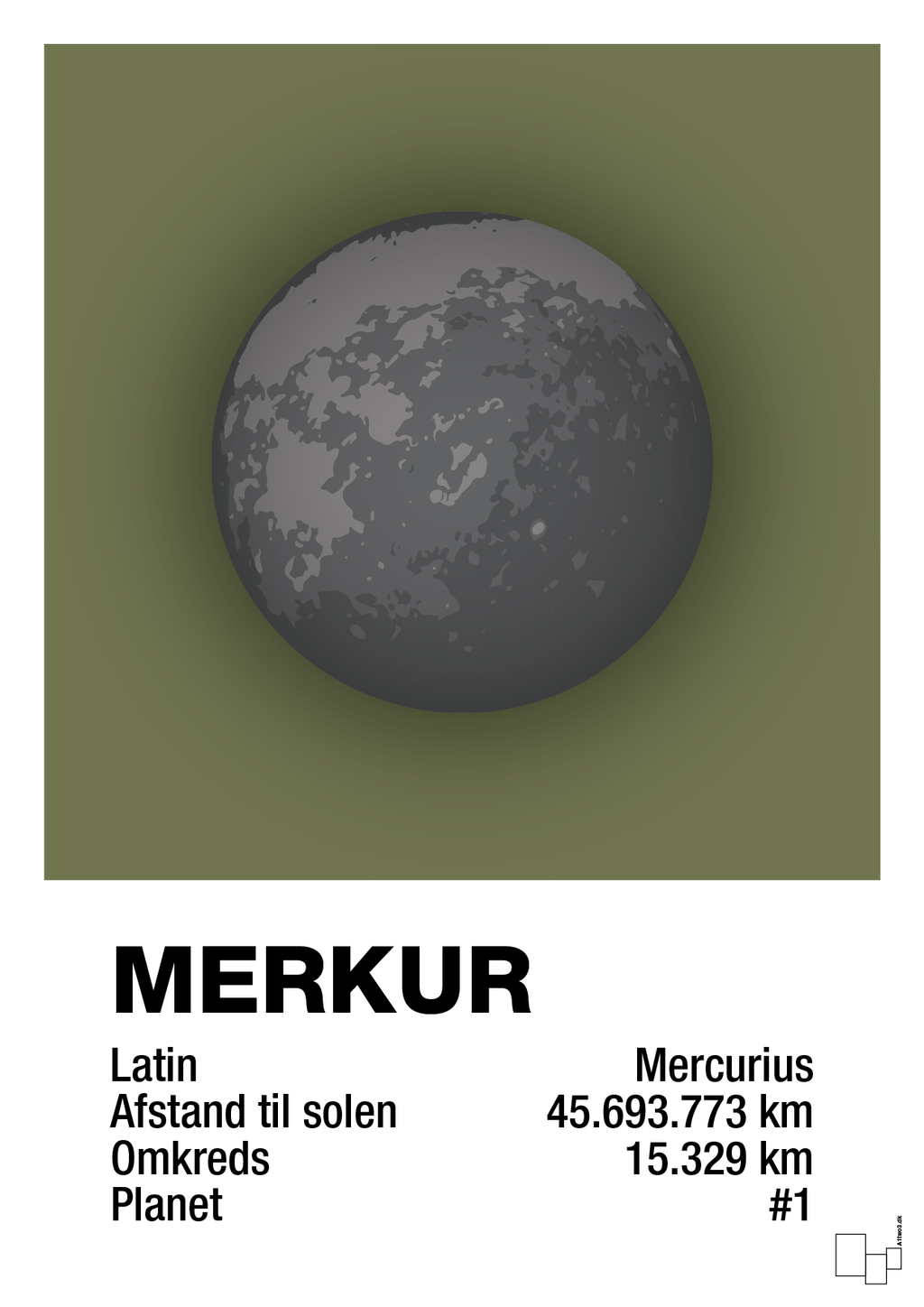 plakat: merkur - secret meadow-Universet-A1two3