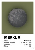 plakat: merkur - secret meadow-Universet-A1two3
