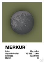 plakat: merkur - secret meadow-Universet-A1two3