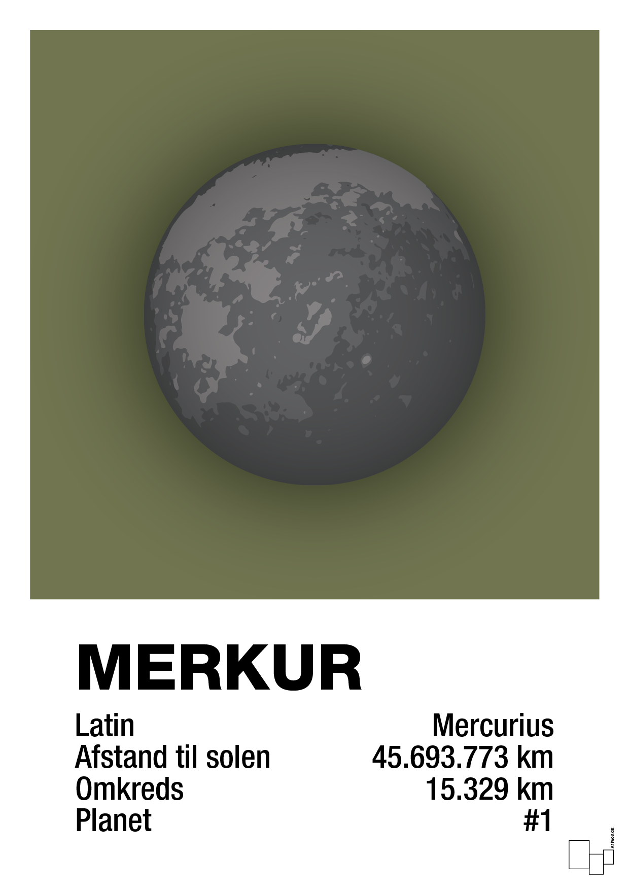 plakat: merkur - secret meadow-Universet-A1two3