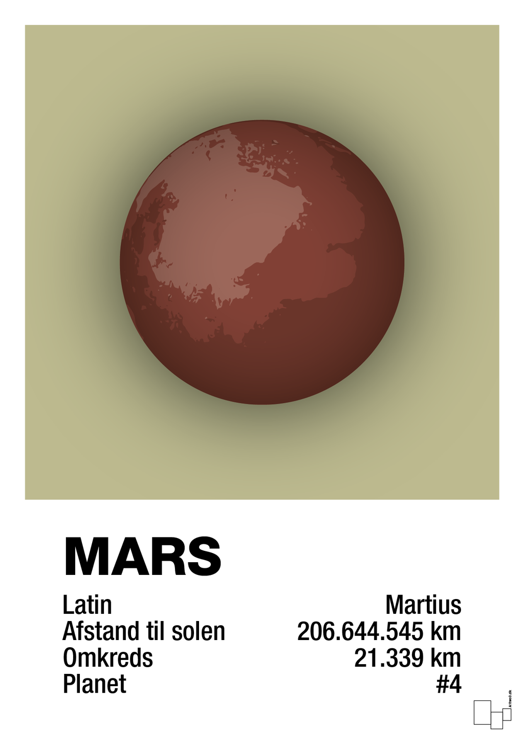 plakat: mars - back to nature-Universet-A1two3