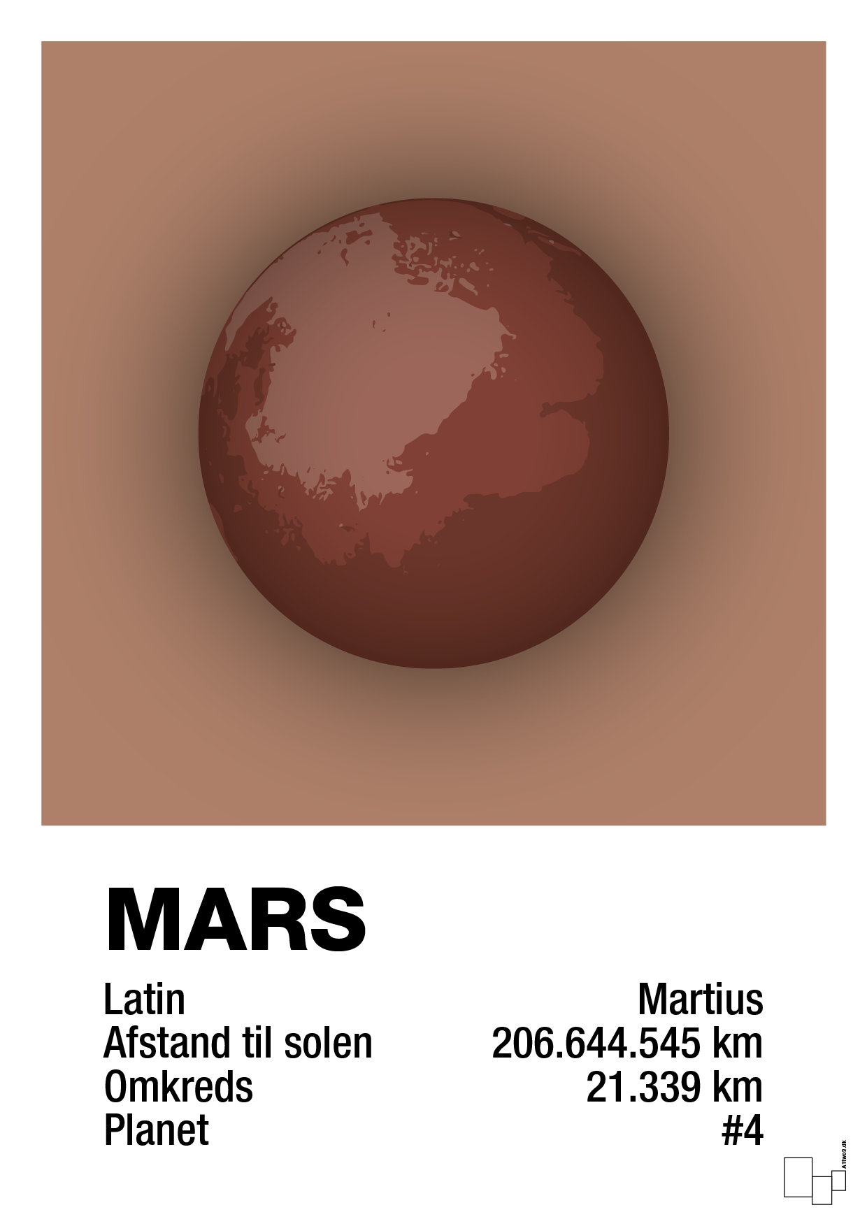 plakat: mars - cider spice-Universet-A1two3