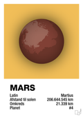 plakat: mars - honeycomb-Universet-A1two3