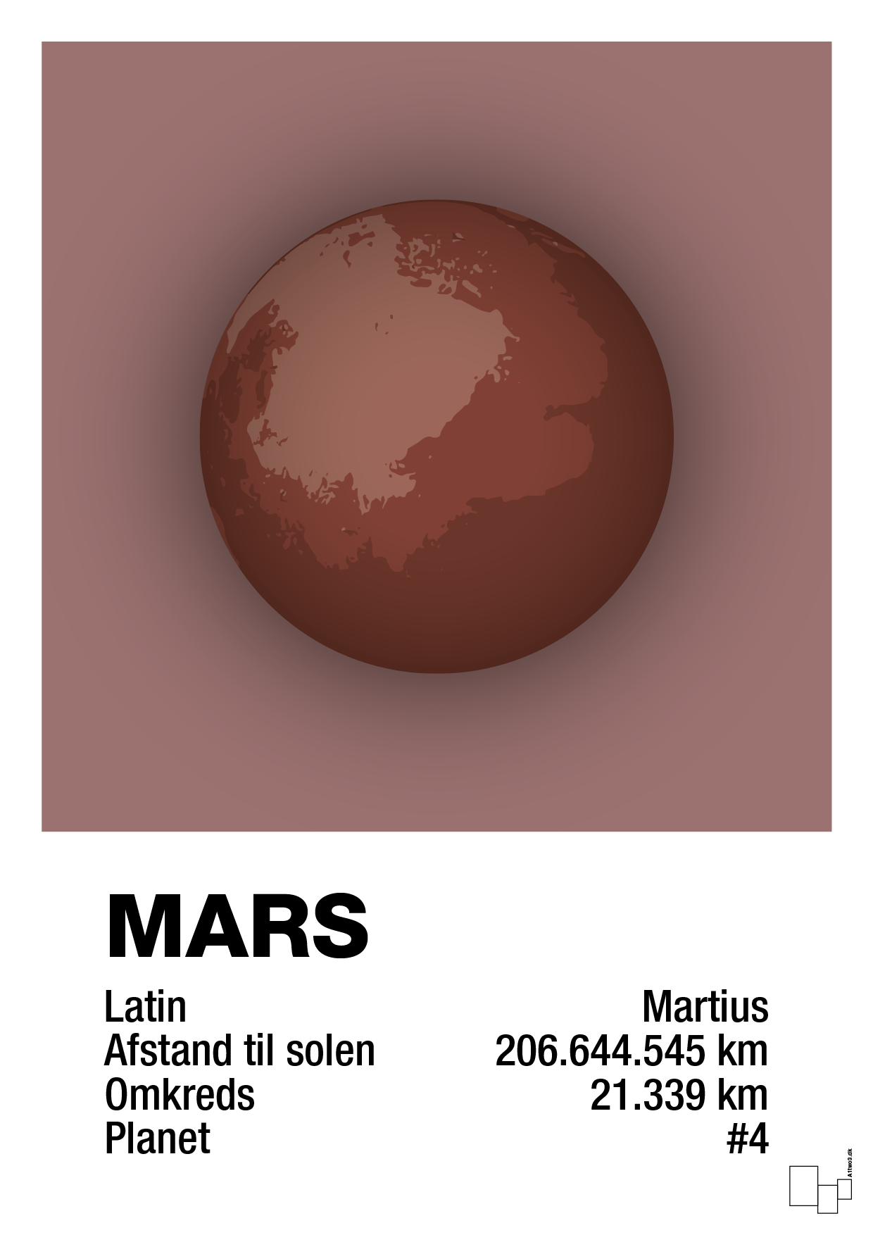 plakat: mars - plum-Universet-A1two3