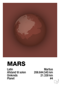 plakat: mars - red pepper-Universet-A1two3