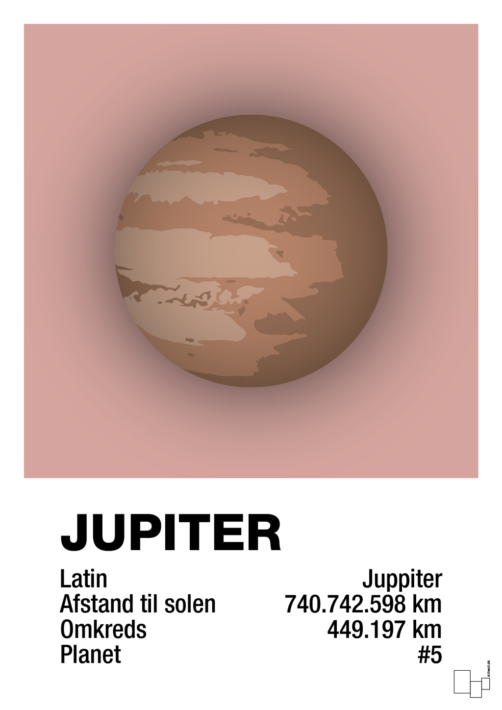 plakat: jupiter - bubble shell-Universet-A1two3