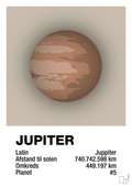 plakat: jupiter - creamy mushroom-Universet-A1two3