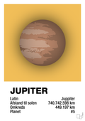 plakat: jupiter - honeycomb-Universet-A1two3