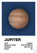 plakat: jupiter - lapis blue-Universet-A1two3
