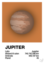 plakat: jupiter - rumba orange-Universet-A1two3