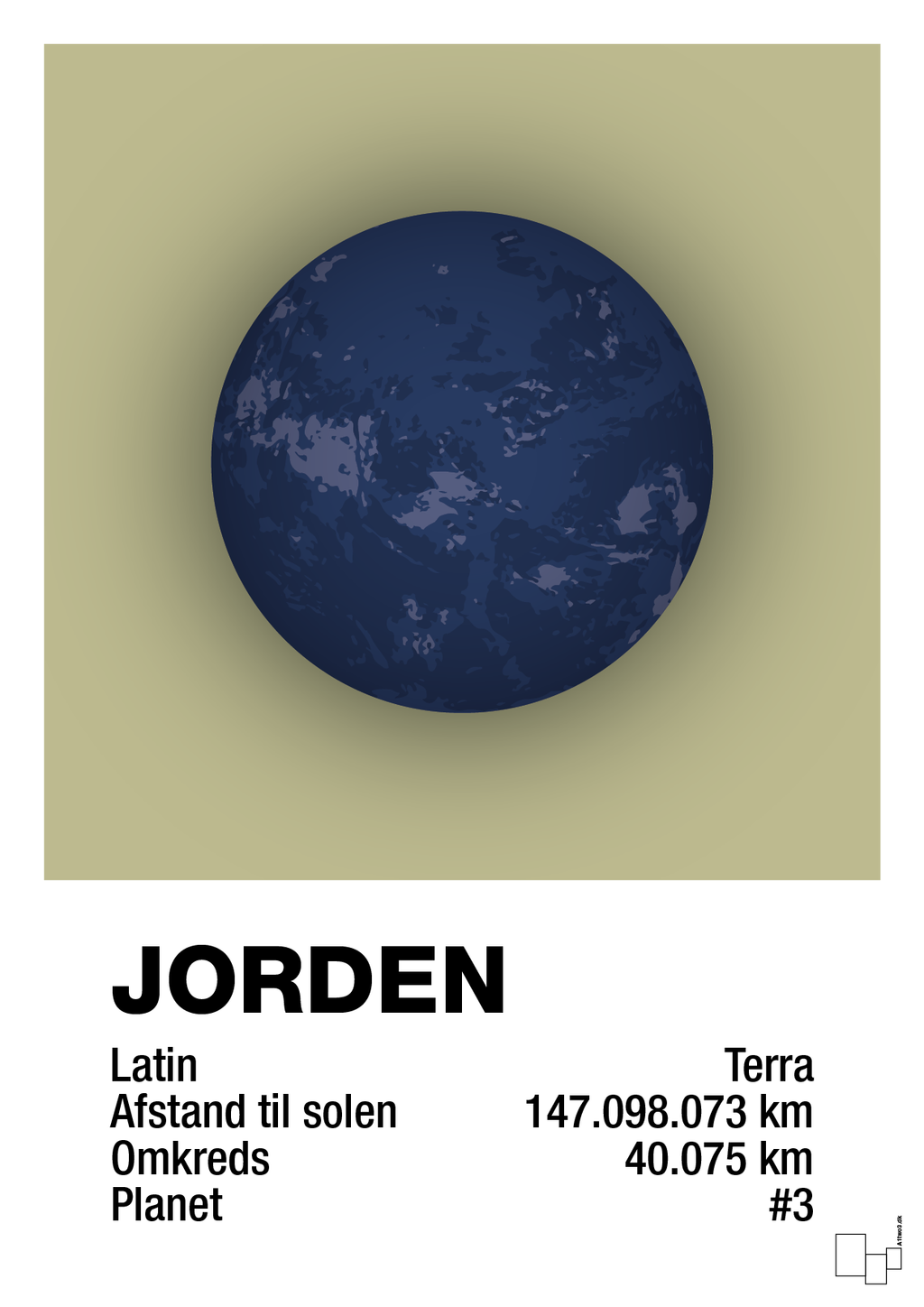 plakat: jorden - back to nature-Universet-A1two3