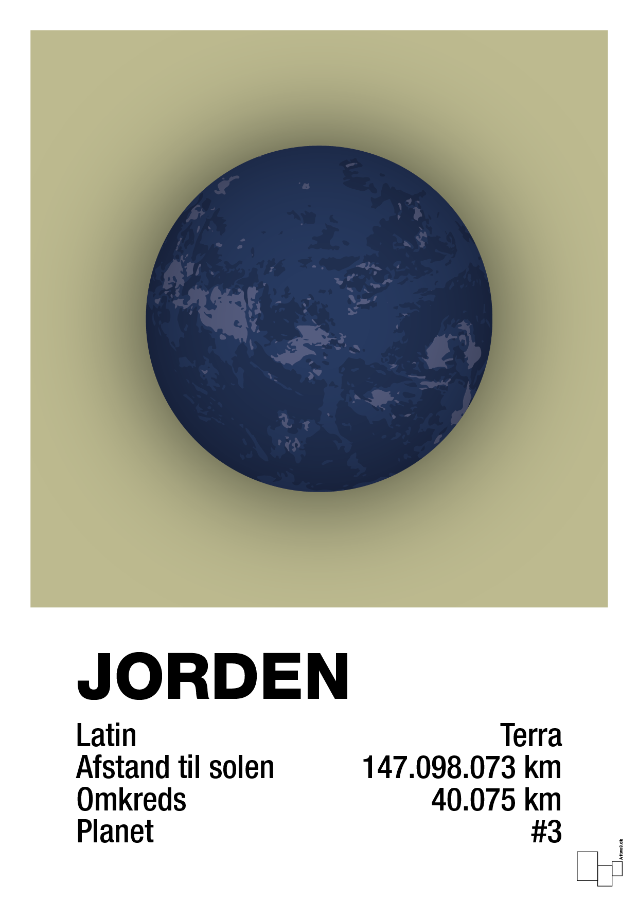 plakat: jorden - back to nature-Universet-A1two3