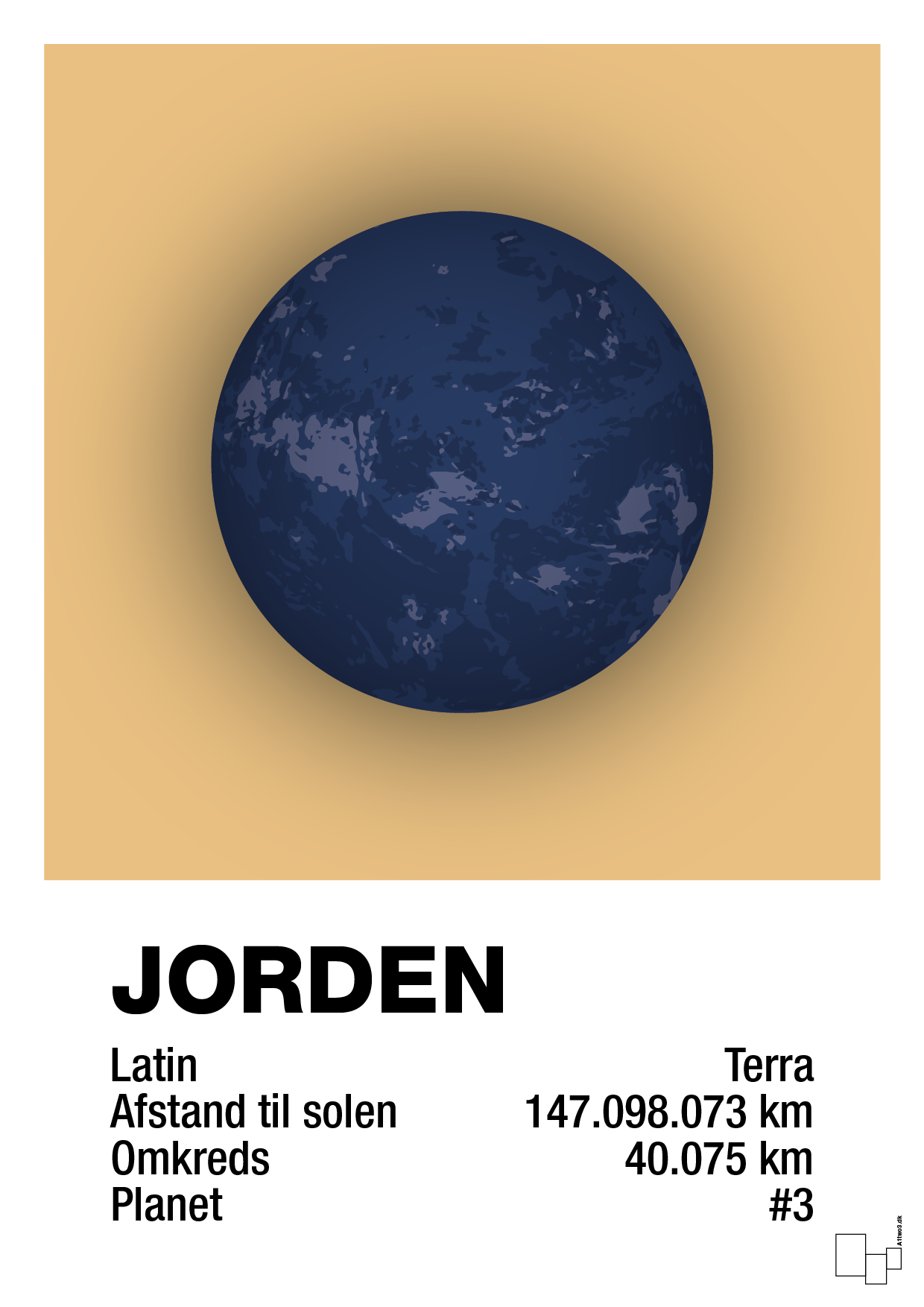plakat: jorden - charismatic-Universet-A1two3