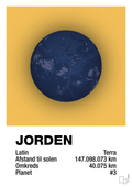 plakat: jorden - honeycomb-Universet-A1two3