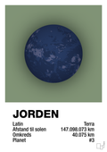 plakat: jorden - jade-Universet-A1two3