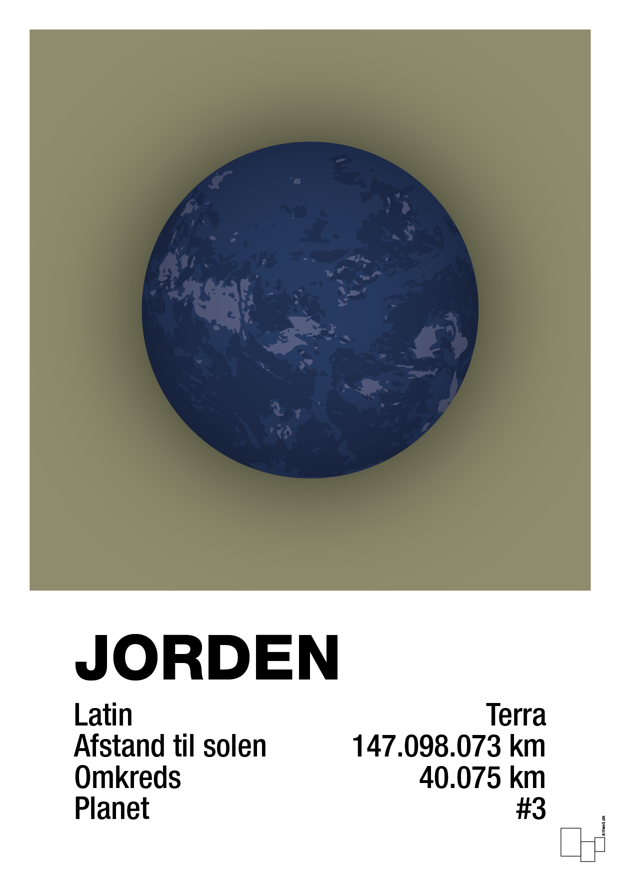 plakat: jorden - misty forrest-Universet-A1two3