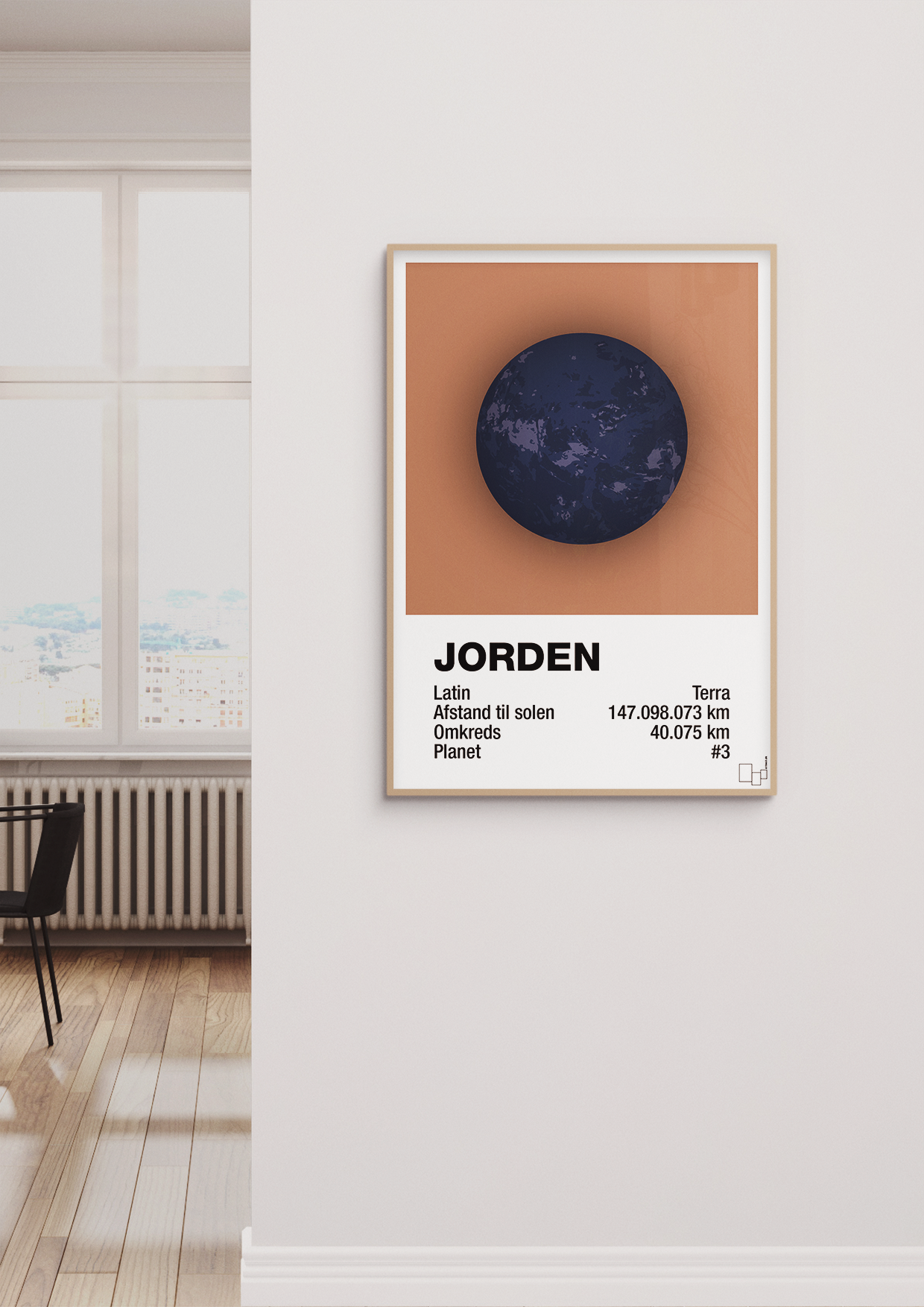 plakat: jorden - powder-Universet-A1two3