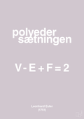 plakat: polyeder sætningen - dusty lilac-Ligninger-A1two3