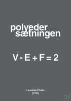 plakat: polyeder sætningen - graphic charcoal-Ligninger-A1two3