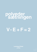 plakat: polyeder sætningen - heavenly blue-Ligninger-A1two3