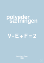 plakat: polyeder sætningen - heavenly blue-Ligninger-A1two3