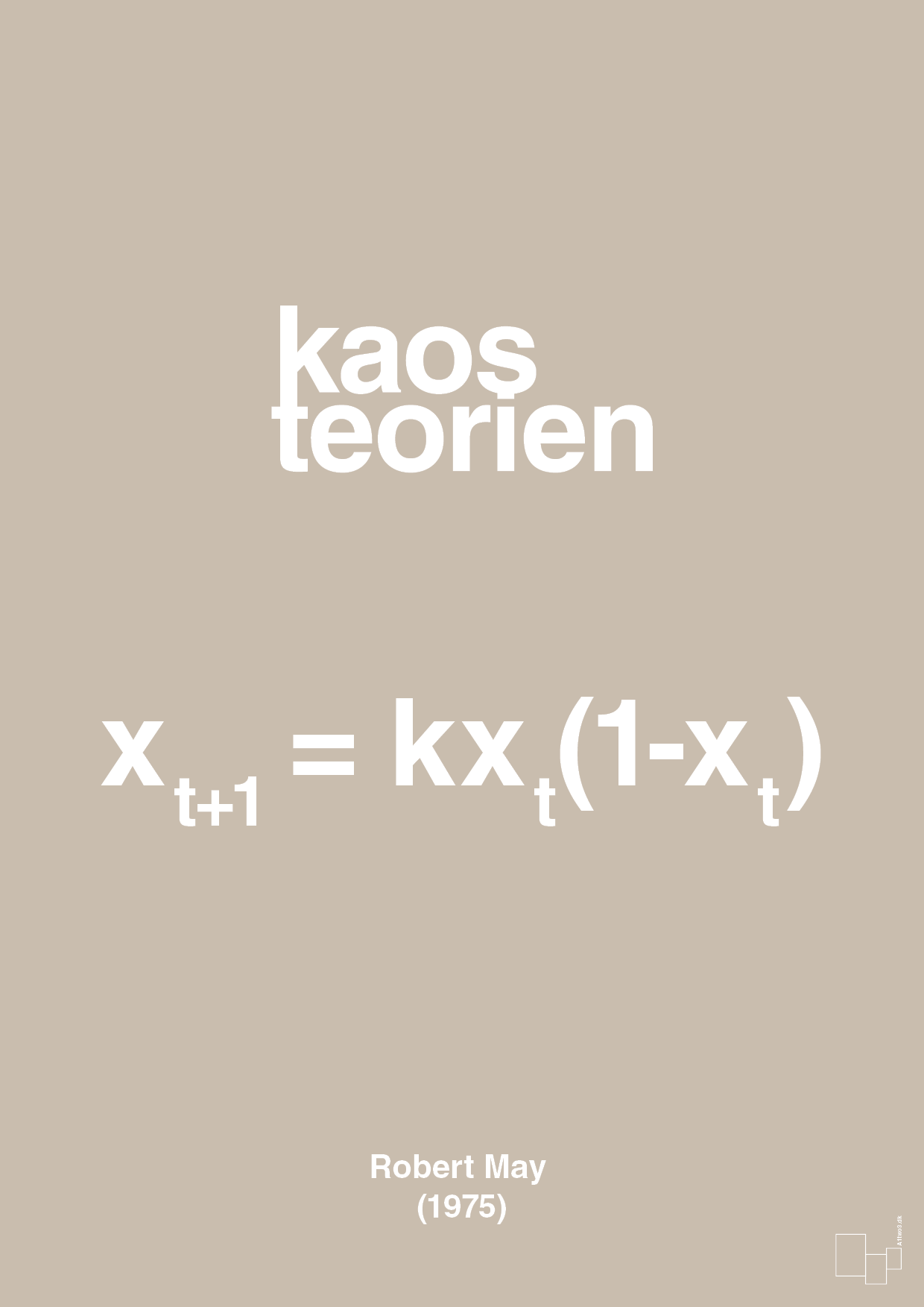 plakat: kaos teorien - creamy mushroom-Ligninger-A1two3